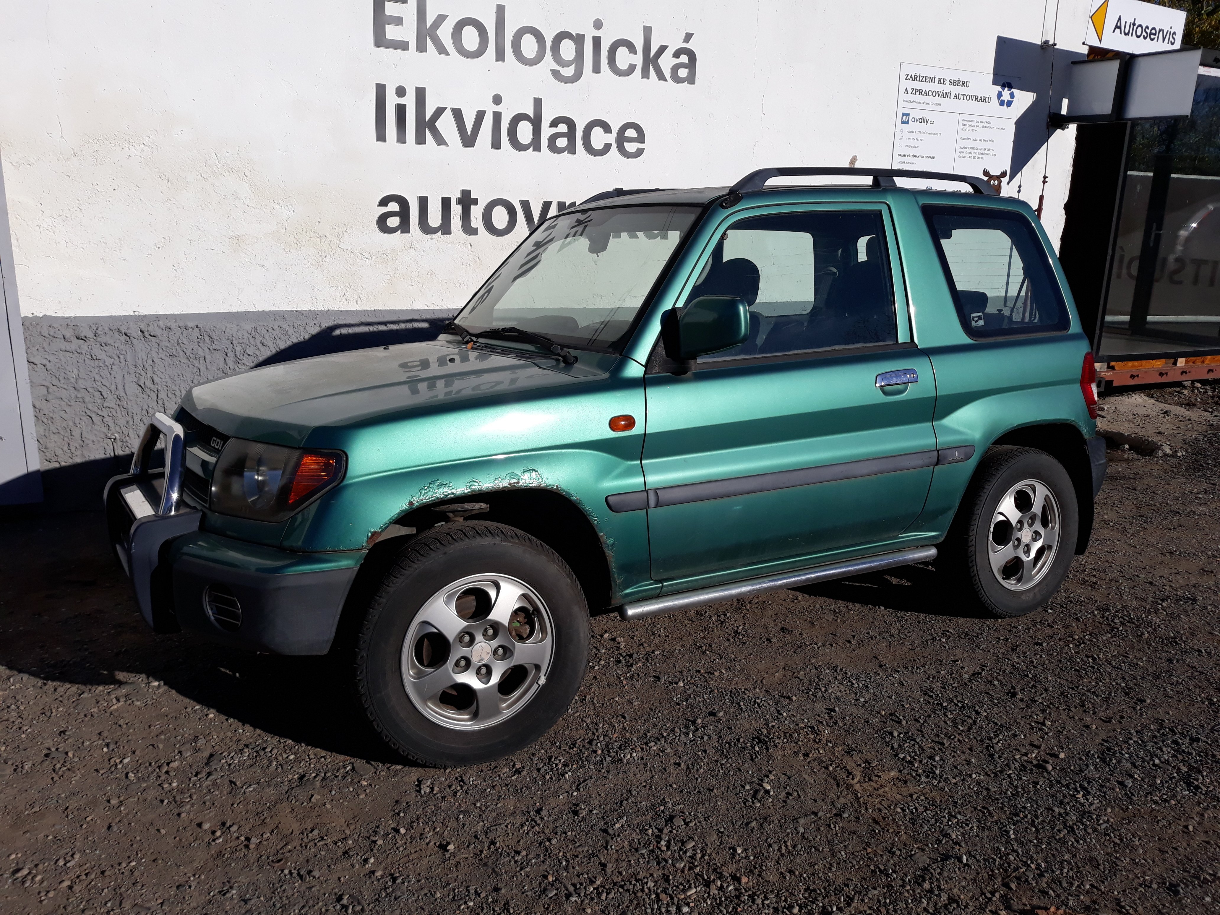 Mitsubishi Pajero Pinin 1.8GDI 88kW zelené /55 Mitsudíly