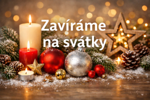 O svátcích bude zavřeno od 20. 12. do 4. 1. 2026