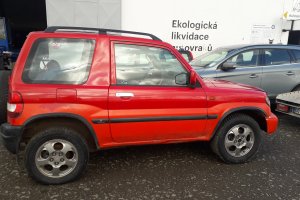 Mitsubishi Pajero Pinin 1.8GDI 88kW červené 3dv CZ